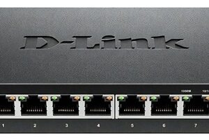 Switch 8 puertos Gigabit metálico D-Link DGS-108