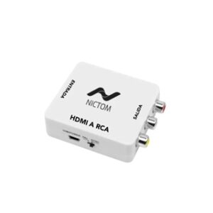 Conversor Adaptador Hdmi A Rca 1080p Full Hd Audio Video