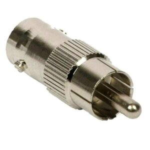 Conector bnc hembra a rca macho