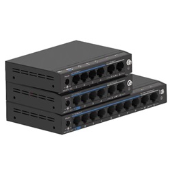 SWICH CCTV ETHERNET POE+4 PUERTOS + 2 UPLINK