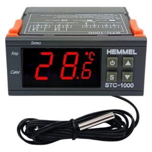 Termostato Digital Stc-1000 Hemmel Control Frío Calor Para Refrigeracion Y Calefaccion