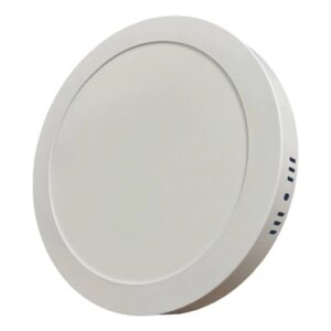 Plafón Led Candela Redondo 18w Luz Fría 6500k Techo Pared Blanca